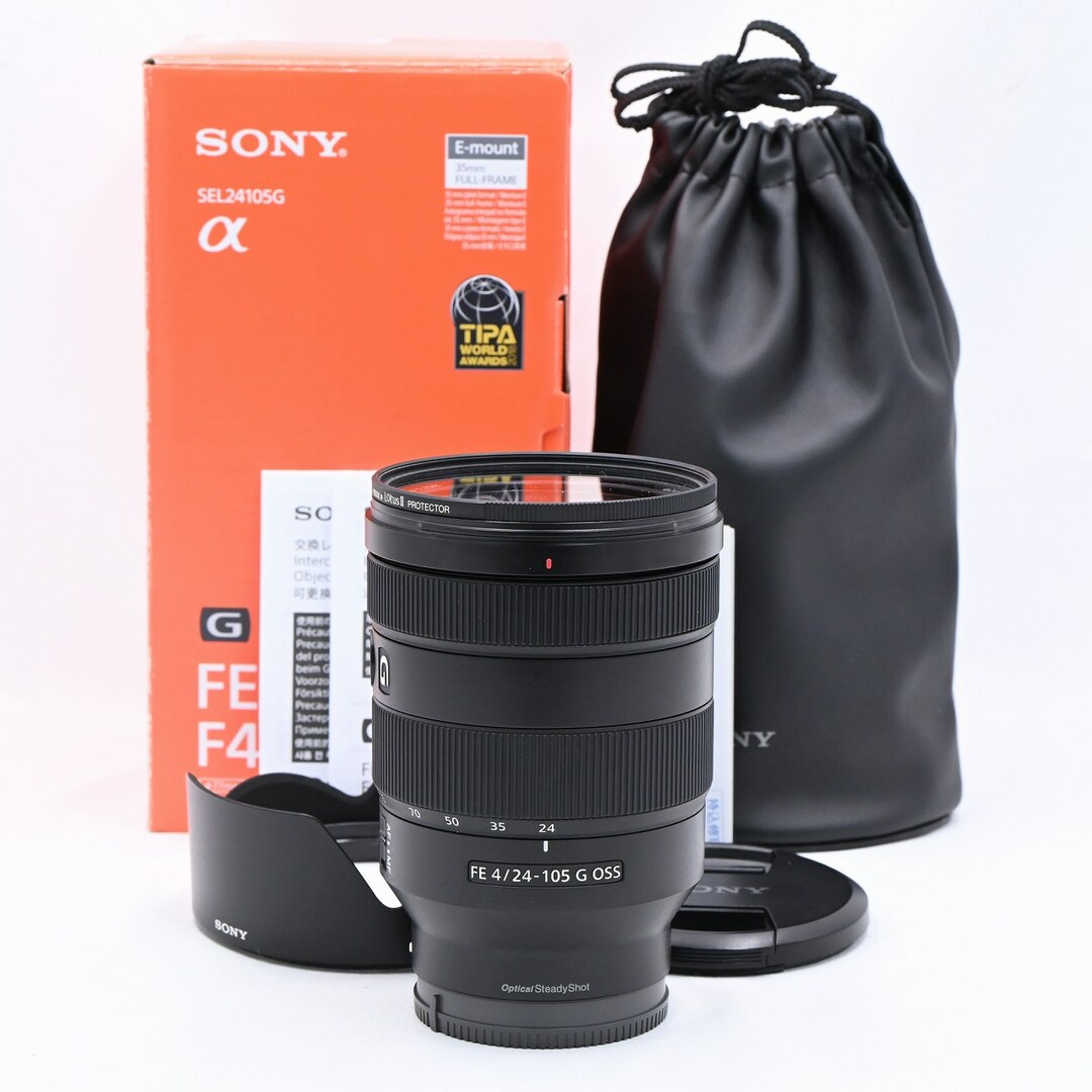 SONY(ソニー)のSONY FE 24-105mm F4 G OSS SEL24105G スマホ/家電/カメラのカメラ(レンズ(ズーム))の商品写真