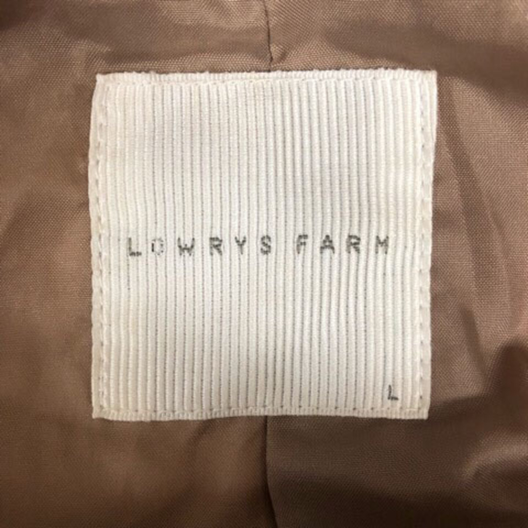 LOWRYS FARM(ローリーズファーム)のローリーズファーム ダウンコート アウター 膝丈 L 茶 ※MZ レディース レディースのパンツ(その他)の商品写真