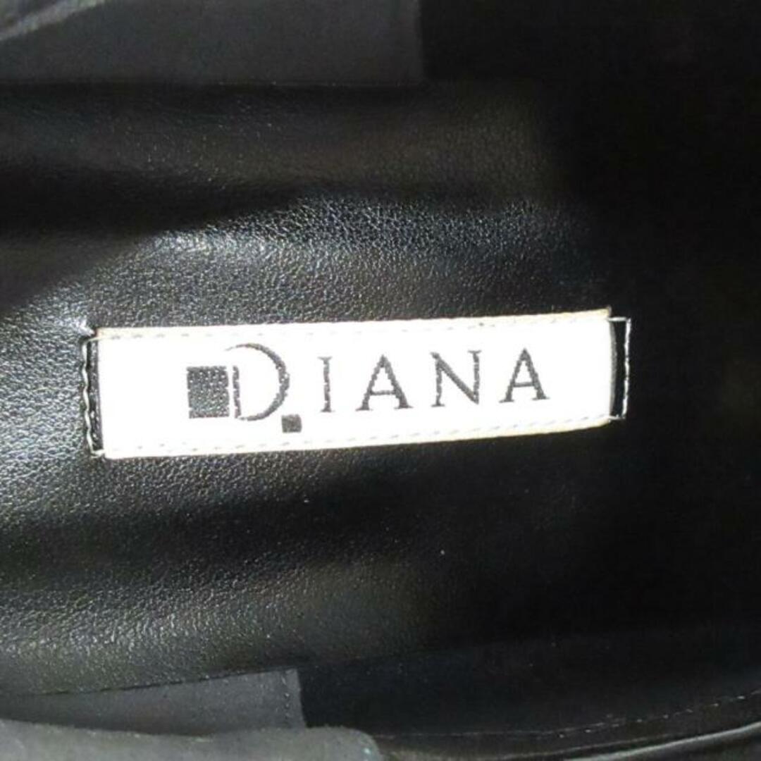 DIANA(ダイアナ)のDIANA(ダイアナ) ブーティ 24 レディース美品  - 黒 スエード レディースの靴/シューズ(ブーティ)の商品写真