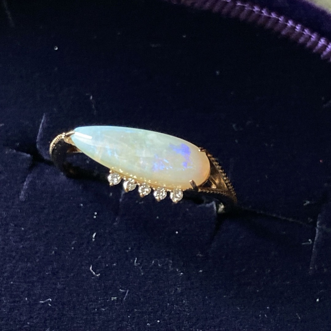 agete - アガット 銀座店限定 18K オパールリングの通販 by あ agete - アガット 銀座店限定 18K オパールリングの通販 by あ