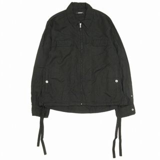 アンダーカバー(UNDERCOVER)の美品 20AW アンダーカバー レーヨン シャツジャケット 裏チェック縮絨(シャツ)