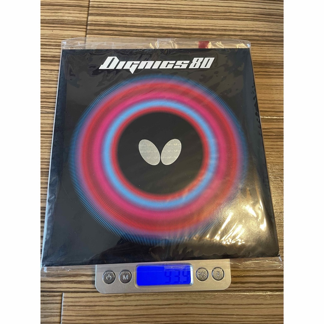 BUTTERFLY(バタフライ)のbutterfly(タマス) ディグニクス80 トクアツ(2.1mm) 赤 スポーツ/アウトドアのスポーツ/アウトドア その他(卓球)の商品写真