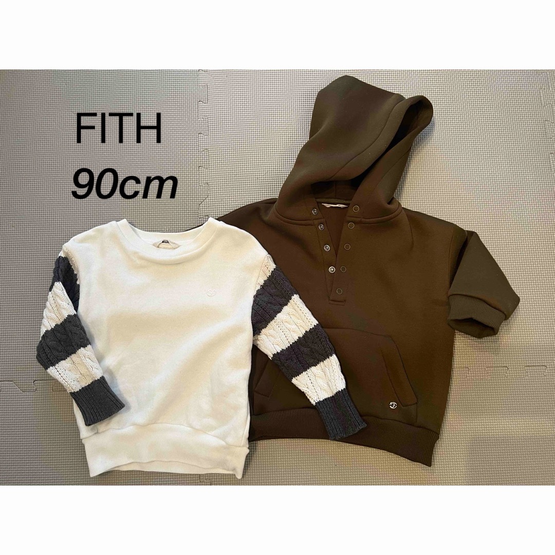 FITH(フィス)の【定価25,000円】FITH⭐︎100cm⭐︎トップス2点セット⭐︎ キッズ/ベビー/マタニティのキッズ服男の子用(90cm~)(Tシャツ/カットソー)の商品写真