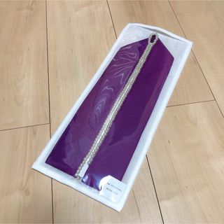 新品【紫】パール 重ね衿 伊達衿 振袖 袴 着物(和装小物)