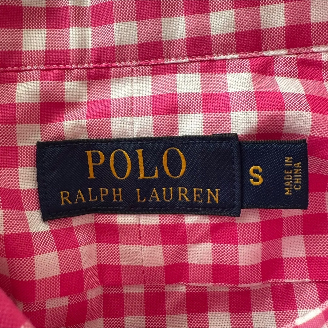 POLO RALPH LAUREN(ポロラルフローレン)の【美品】POLO コットン100％ ギンガムチェック シャツ レディースのトップス(シャツ/ブラウス(長袖/七分))の商品写真