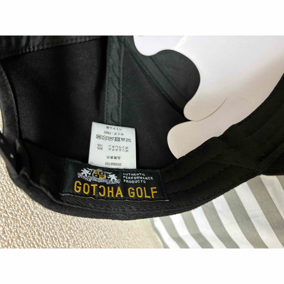 GOTCHA(ガッチャ)のガッチャ　GOTCHA golf キャップ　スエード　フリーサイズ メンズの帽子(キャップ)の商品写真