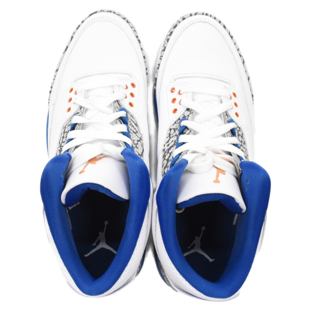 NIKE(ナイキ)のNIKE ナイキ AIR JORDAN 3 RETRO TRUE BLUE エアジョーダン3 レトロ トゥルーブルー ローカットスニーカー ホワイト/ブルー US9 CT8532-148 メンズの靴/シューズ(スニーカー)の商品写真