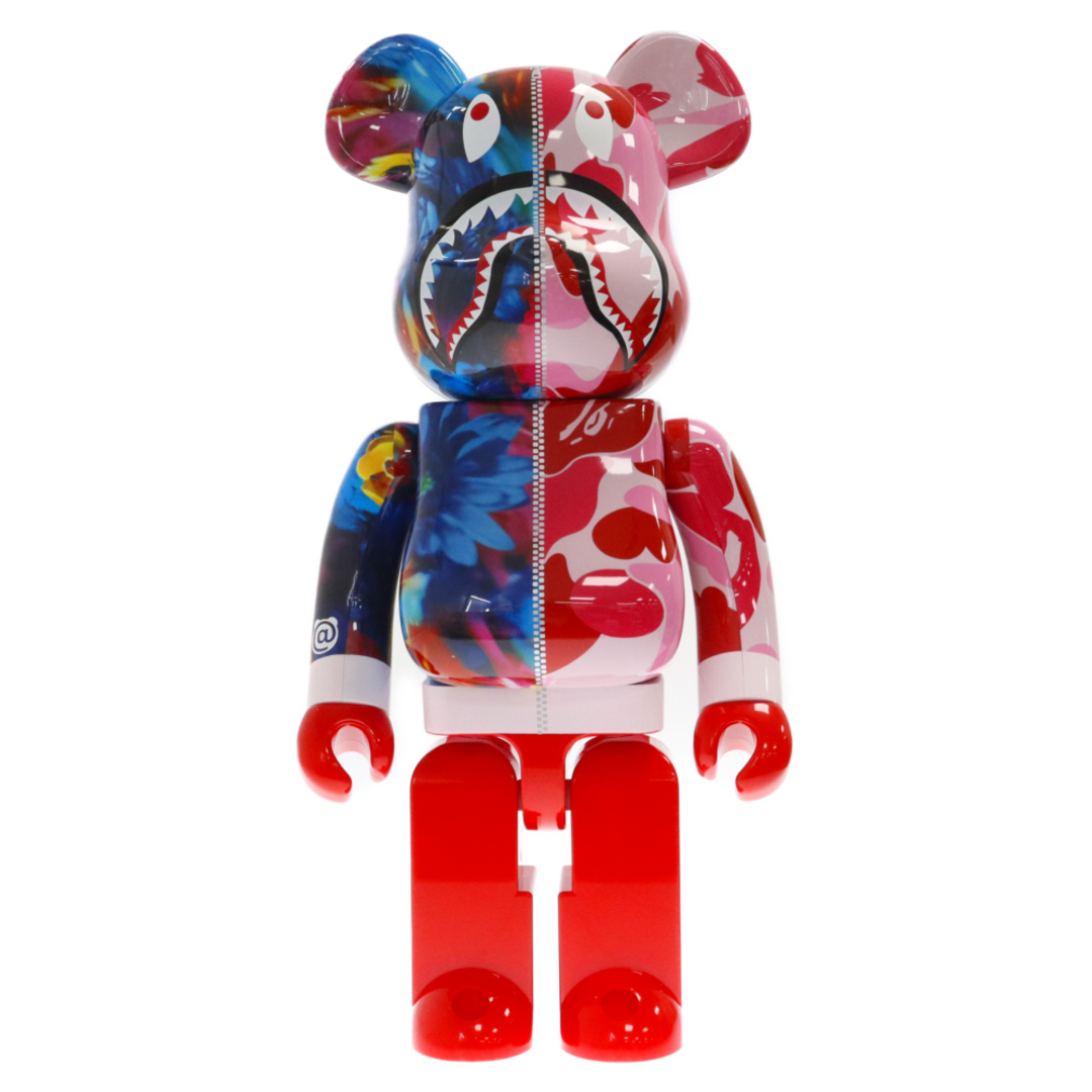 MEDICOM TOY(メディコムトイ)のMEDICOM TOY メディコムトイ BE@RBRICK BAPE mika ninagawa SHARK 1000% ベアブリック アベイシングエイプ 蜷川実花 シャーク ホビー 人形 フィギュア ピンク エンタメ/ホビーのフィギュア(その他)の商品写真