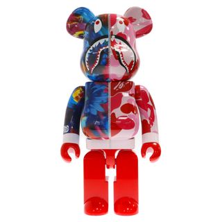 メディコムトイ(MEDICOM TOY)のMEDICOM TOY メディコムトイ BE@RBRICK BAPE mika ninagawa SHARK 1000% ベアブリック アベイシングエイプ 蜷川実花 シャーク ホビー 人形 フィギュア ピンク(その他)