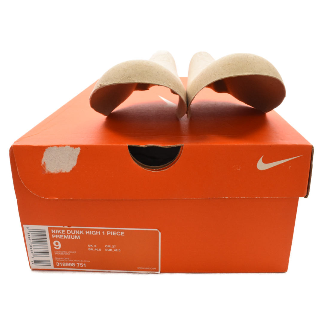 NIKE(ナイキ)のNIKE ナイキ ×メディコムトイ ダンクハイ ピース ベイブキュウブ シティ ハイカットスニーカー US9/27cm 318998-751 メンズの靴/シューズ(スニーカー)の商品写真