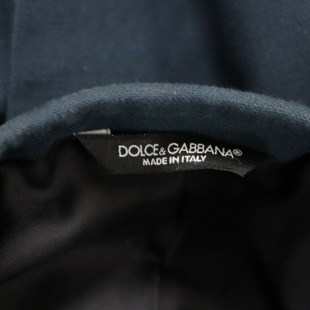 DOLCE&GABBANA(ドルチェアンドガッバーナ)のDOLCE & GABBANA ドルチェアンドガッバーナ 2Bコットンテーラードジャケット ネイビー メンズのジャケット/アウター(テーラードジャケット)の商品写真