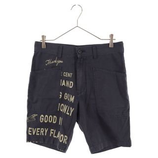 GLAD HAND グラッドハンド 17SS CHEWING GUM SHORTS ショーツショートパンツ ネイビー BYGH-17-SS-18(ショートパンツ)