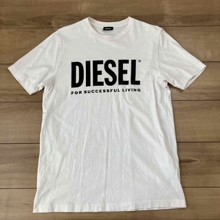 ディーゼル(DIESEL)のDIESEL ディーゼル　Tシャツ　半袖　メンズ　Sサイズ　白　ホワイト(Tシャツ/カットソー(半袖/袖なし))