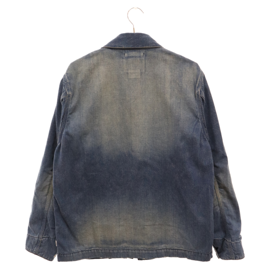 W)taps(ダブルタップス)のWTAPS ダブルタップス 19SS JACKET COTTON DENIM ジップアップ デニム ジャケット インディゴ 191WVDT‐JKM01 メンズのジャケット/アウター(Gジャン/デニムジャケット)の商品写真