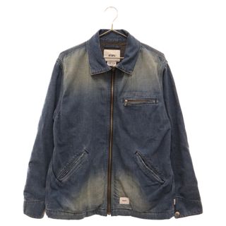 W)taps - WTAPS ダブルタップス 19SS JACKET COTTON DENIM ジップアップ デニム ジャケット インディゴ 191WVDT‐JKM01