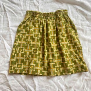 Misha & Puff - Misha&Puff Bell Skirt Basil Railroad 6y