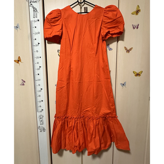 ハワイアンホースト(ハワイアンホースト)のドレス　ワンピース　オレンジ色　橙色　XLサイズ　(ロングワンピース/マキシワンピース)