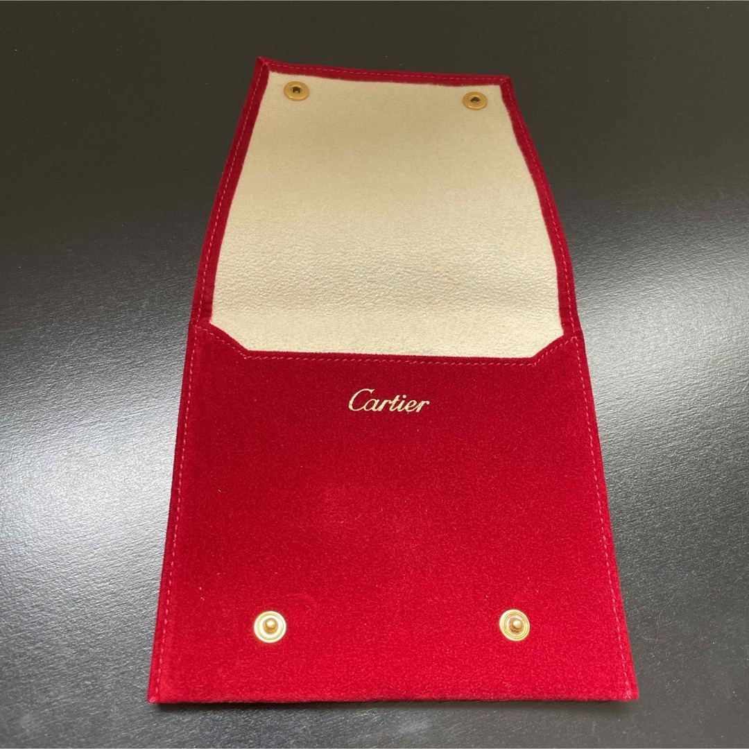 Cartier(カルティエ)のCartier カルティエ　保存袋、ジュエリーケース① 未使用、超美品 レディースのアクセサリー(その他)の商品写真