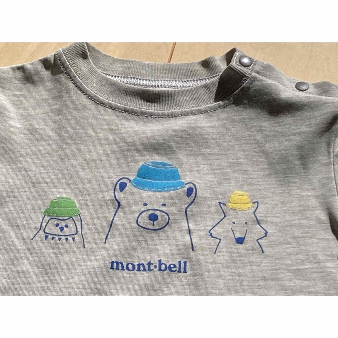 mont bell(モンベル)のモンベル　90サイズ　半袖Tシャツ キッズ/ベビー/マタニティのキッズ服男の子用(90cm~)(Tシャツ/カットソー)の商品写真