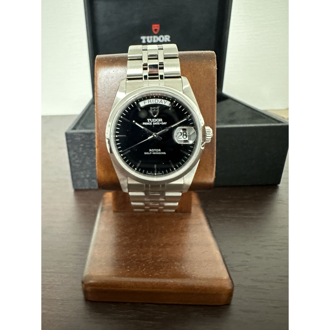 Tudor(チュードル)のTudor チューダー プリンスデイトデイ 76200 36mm ブラック メンズの時計(腕時計(アナログ))の商品写真