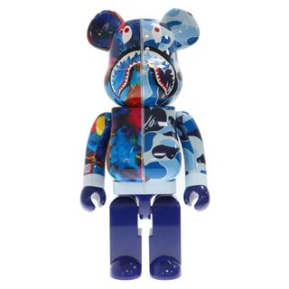 メディコムトイ(MEDICOM TOY)のMEDICOM TOY メディコムトイ BE@RBRICK BAPE mika ninagawa SHARK 1000% ベアブリック アベイシングエイプ 蜷川実花 シャーク ホビー 人形 フィギュア ブルー(その他)