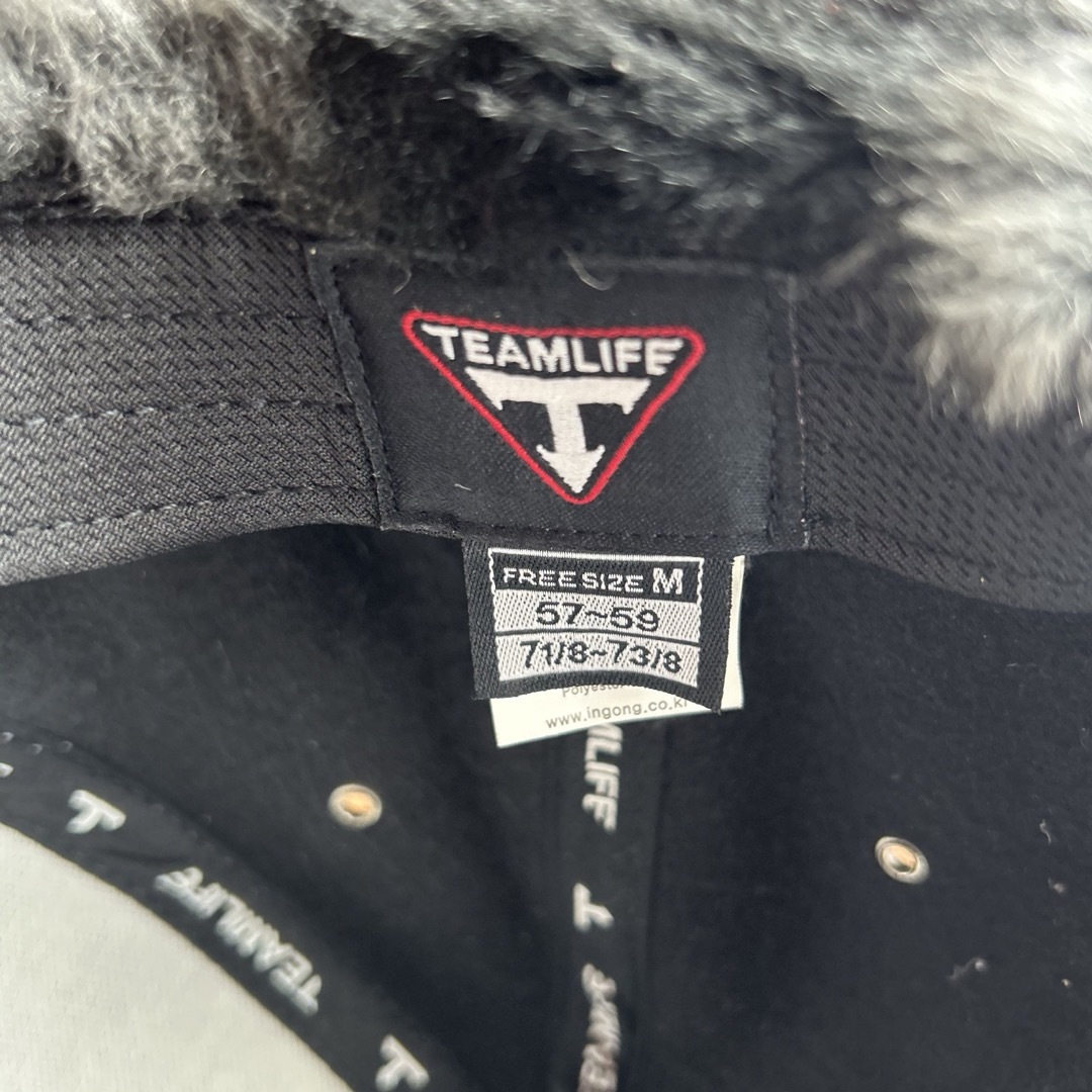 TEAMLIFE耳当て付きキャップ　メンズ　キャップ　防風　防寒　スノボー メンズの帽子(キャップ)の商品写真