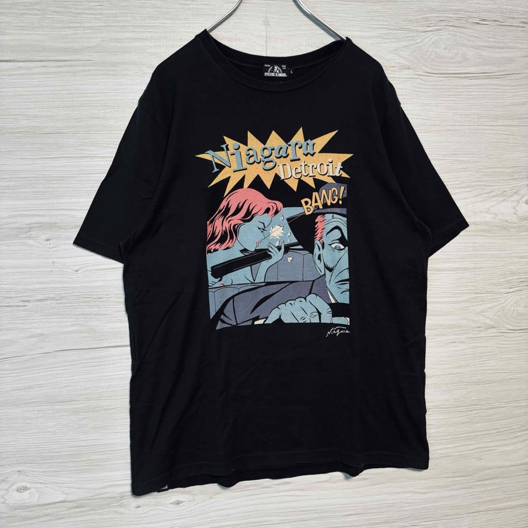 HYSTERIC GLAMOUR(ヒステリックグラマー)の【入手困難】ヒステリックグラマー　Tシャツ　Lサイズ　ナイアガラ　ガール　レア メンズのトップス(Tシャツ/カットソー(半袖/袖なし))の商品写真