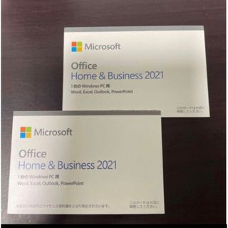 マイクロソフト(Microsoft)の【新品】３枚セットoffice2021 home&business 正規品　純正(PC周辺機器)