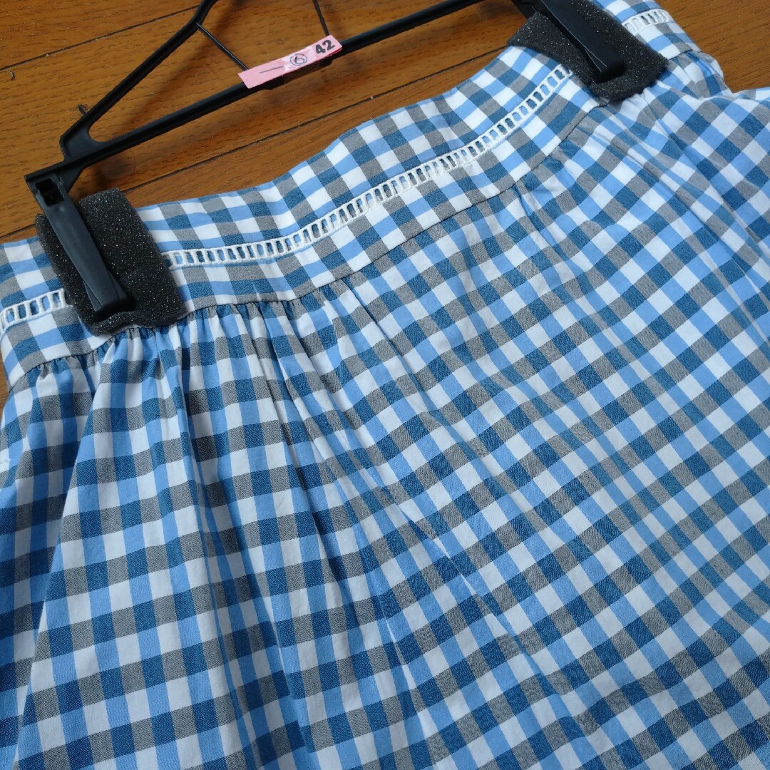 TOCCA(トッカ)のトッカ 爽やかチェックふんわりスカート レディースのスカート(ひざ丈スカート)の商品写真