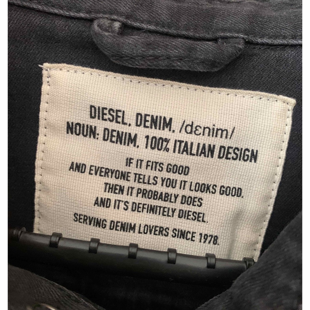 DIESEL(ディーゼル)のディーゼル　XL 新品　タグ付き　デニム　シャツ　スカート レディースのワンピース(ひざ丈ワンピース)の商品写真