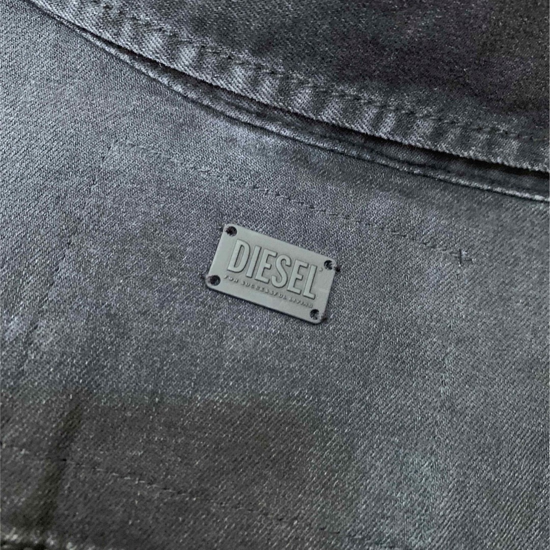 DIESEL(ディーゼル)のディーゼル　XL 新品　タグ付き　デニム　シャツ　スカート レディースのワンピース(ひざ丈ワンピース)の商品写真