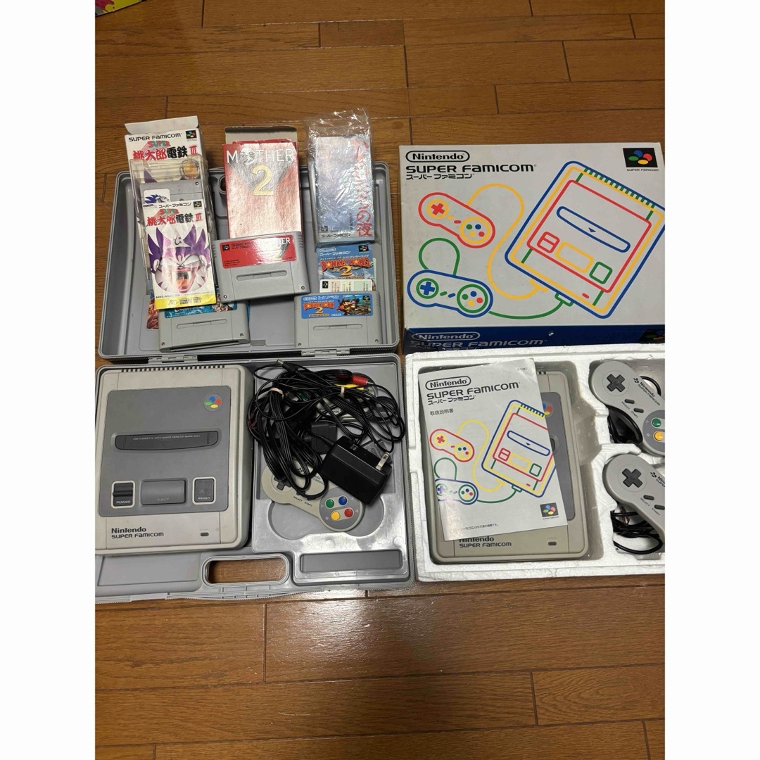 スーパーファミコン - スーパーファミコン 本体 箱入り ケース ソフト