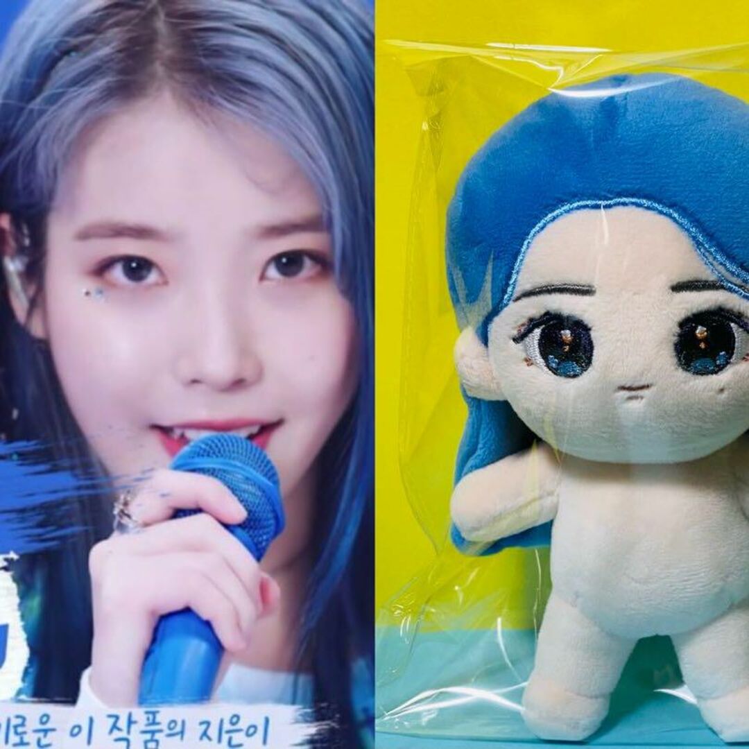 IU ぬいぐるみ 15cm ブルーミンユ マスタニム 韓国 아이유 エンタメ/ホビーのタレントグッズ(アイドルグッズ)の商品写真