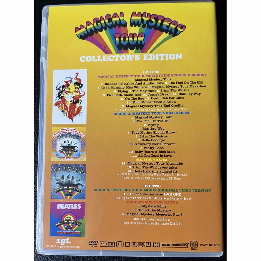 The Beatles  Magical mystery Tour 2DVD字幕 エンタメ/ホビーのDVD/ブルーレイ(ミュージック)の商品写真