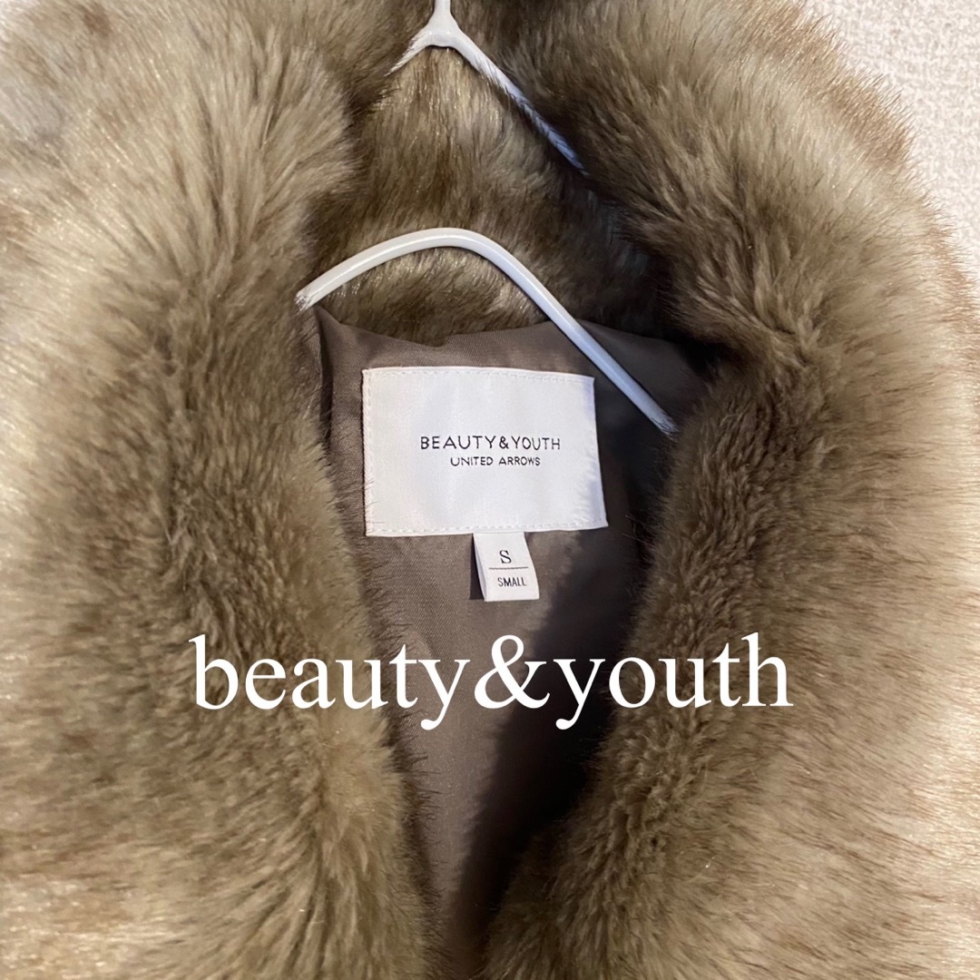 BEAUTY&YOUTH UNITED ARROWS(ビューティアンドユースユナイテッドアローズ)のbeauty&youth フェイクファージップブルゾン レディースのジャケット/アウター(毛皮/ファーコート)の商品写真