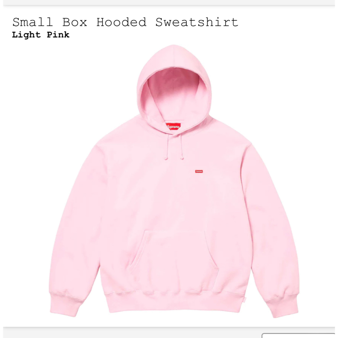 Supreme - Supreme Small Box Hooded Sweatshirt ピンクの通販 by たか