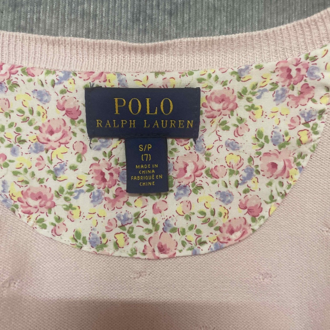 POLO RALPH LAUREN(ポロラルフローレン)のカーディガン キッズ/ベビー/マタニティのキッズ服女の子用(90cm~)(カーディガン)の商品写真