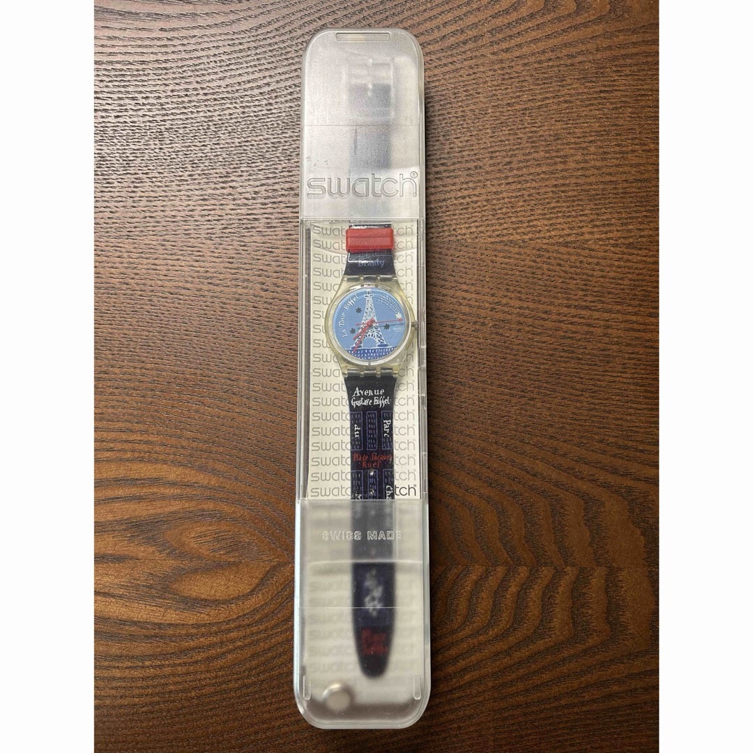 swatch(スウォッチ)の【最終値下げ】スウォッチ パリ エッフェル塔 レディースのファッション小物(腕時計)の商品写真