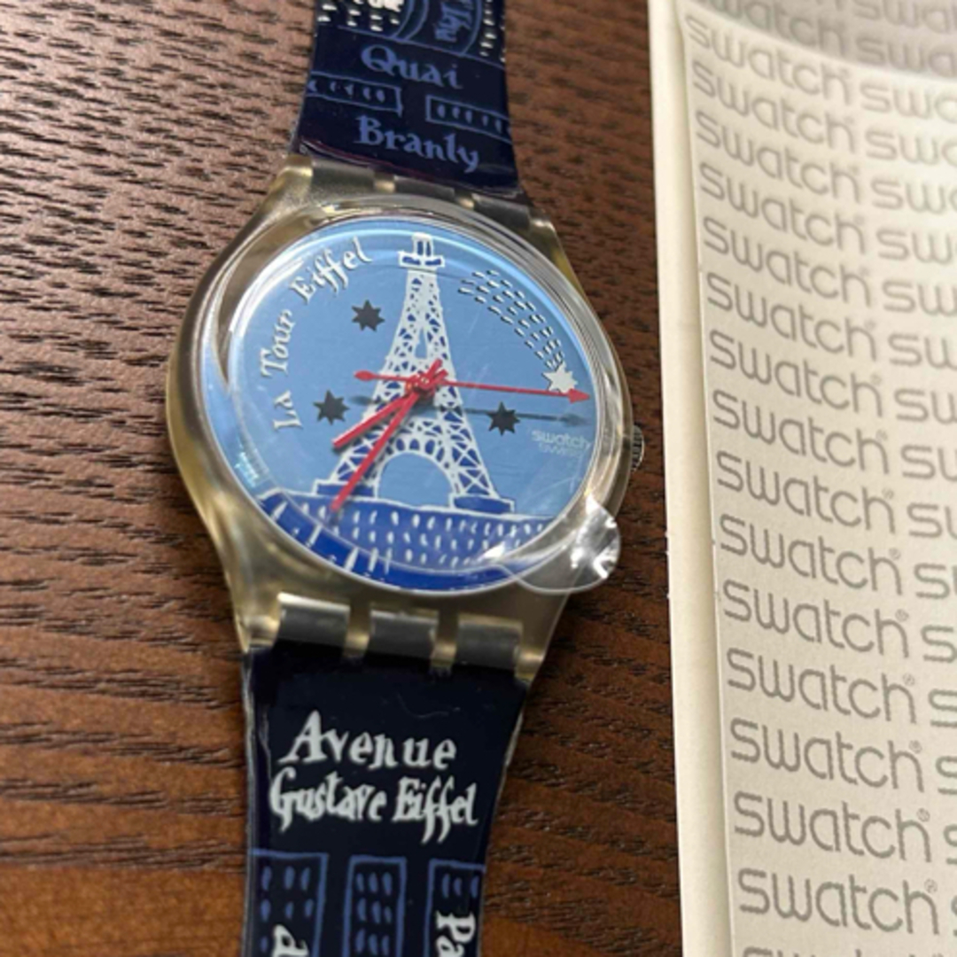 swatch(スウォッチ)の【最終値下げ】スウォッチ パリ エッフェル塔 レディースのファッション小物(腕時計)の商品写真