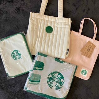 スターバックスコーヒー(Starbucks Coffee)の【新品未使用】スターバックス　福袋　2024 4点セット⭐︎(ノベルティグッズ)