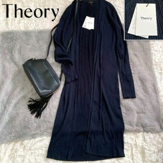 theory - セオリー カシミヤ混 ダブルフェイス ガウンコート コーディ