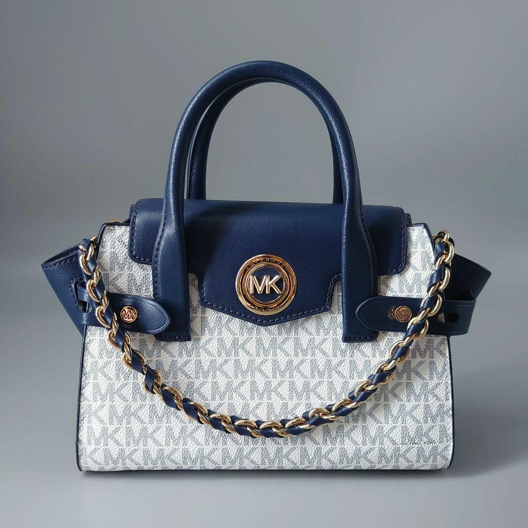 Michael Kors(マイケルコース)のマイケルコース カルメン フラップ XS ショルダーバッグ 3way ネイビー レディースのバッグ(ショルダーバッグ)の商品写真