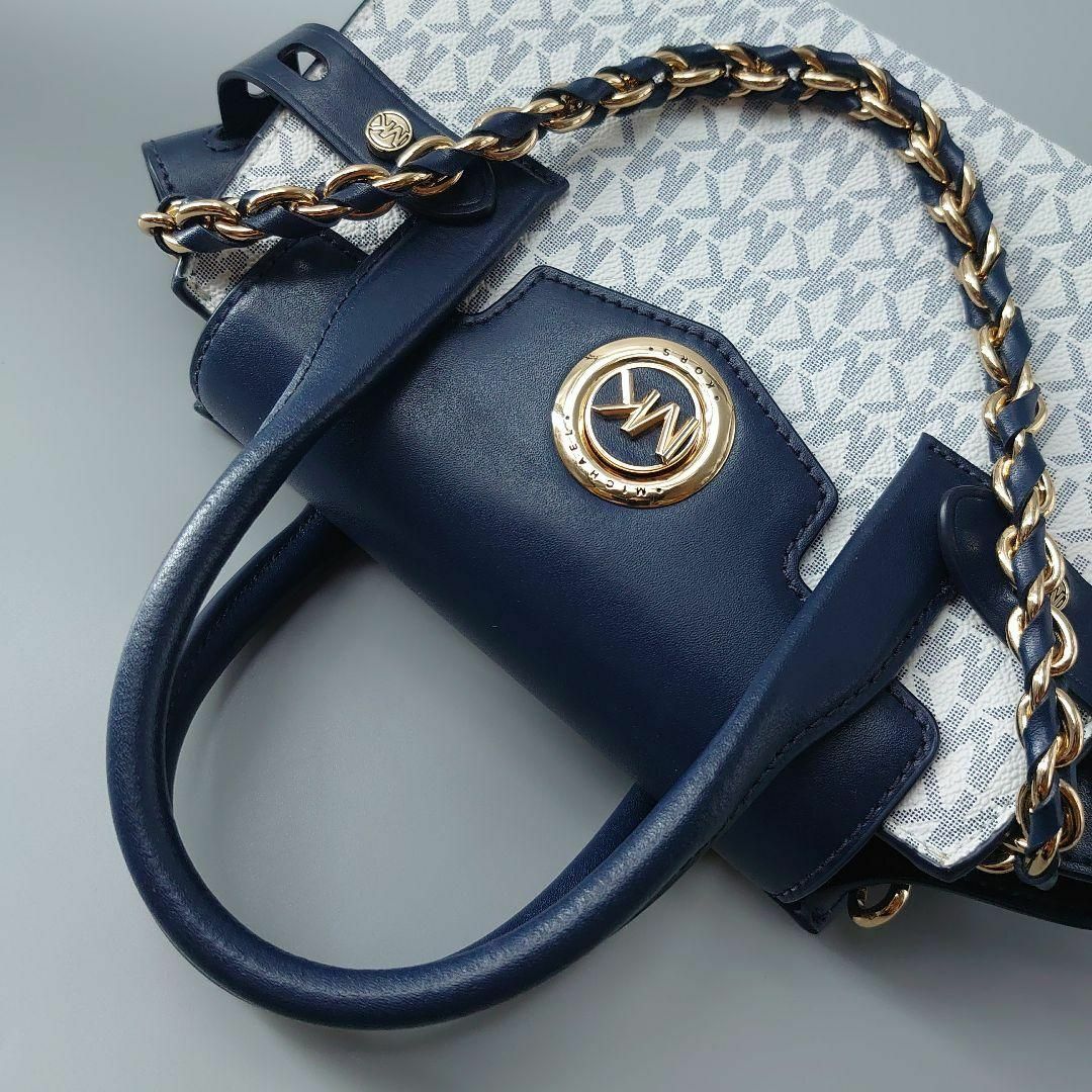 Michael Kors(マイケルコース)のマイケルコース カルメン フラップ XS ショルダーバッグ 3way ネイビー レディースのバッグ(ショルダーバッグ)の商品写真