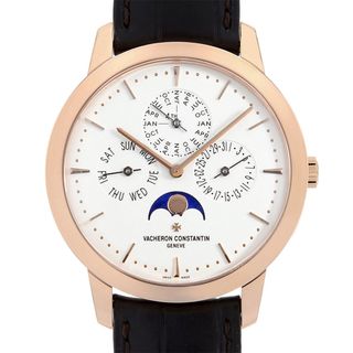 ヴァシュロンコンスタンタン(VACHERON CONSTANTIN)のヴァシュロンコンスタンタン パトリモニー エクストラフラット パーペチュアルカレンダー 43175/000R-9687 メンズ 中古 腕時計(腕時計(アナログ))