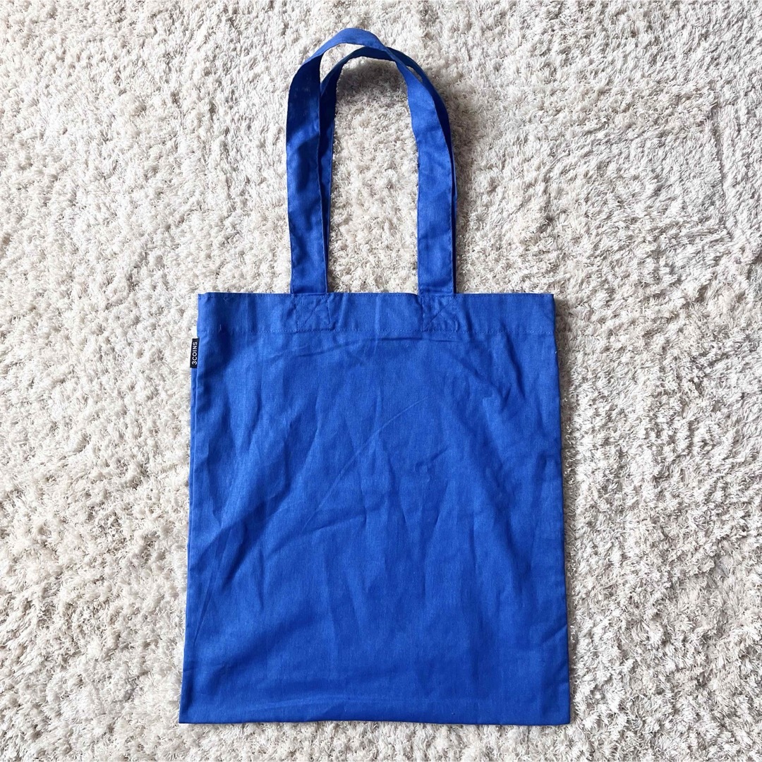 【未使用】スリコ　エコバッグノベルティ トートバッグ 推し活ブルー 青色 レディースのバッグ(トートバッグ)の商品写真