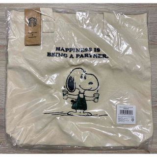 スターバックス(Starbucks)のスターバックス×PEANUTS スヌーピー キャンバストートバッグ(トートバッグ)