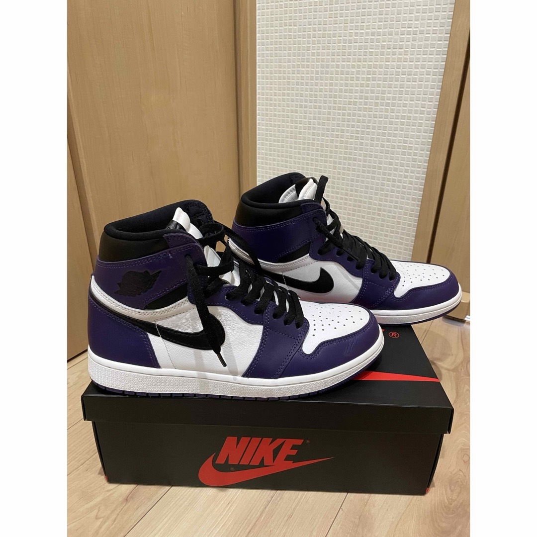 Jordan Brand（NIKE）(ジョーダン)の【_13様専用】NIKE エアジョーダン コートパープル 26.5cm 紫 メンズの靴/シューズ(スニーカー)の商品写真
