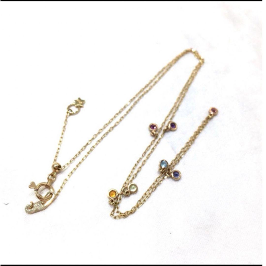 STAR JEWELRY(スタージュエリー)のk10ステーションネックレス レディースのアクセサリー(ネックレス)の商品写真