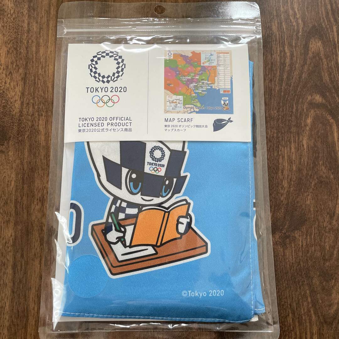 TOKYO2020 オリンピック競技大会 マップスカーフ エンタメ/ホビーのコレクション(その他)の商品写真