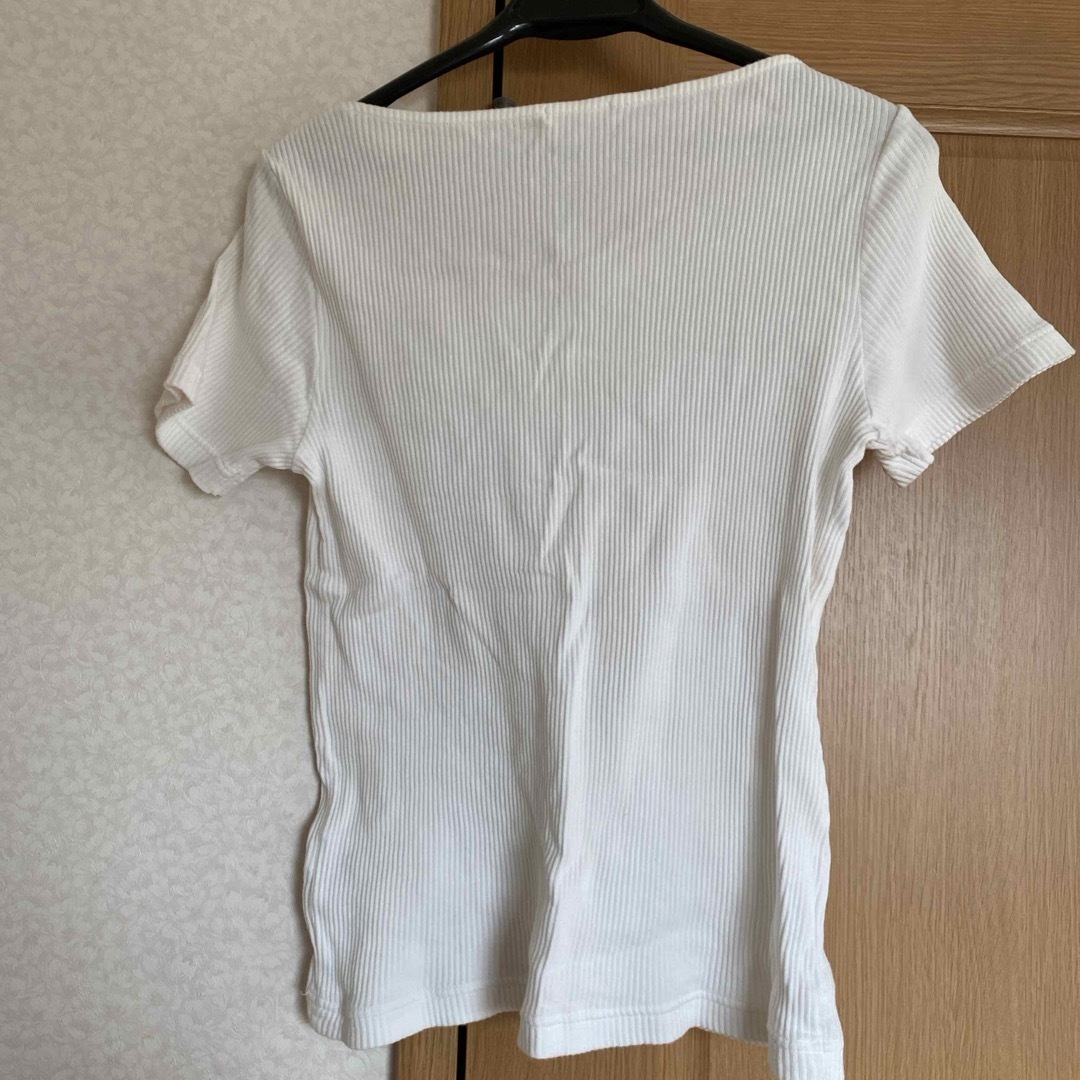 GU 白ティーシャツ レディースのトップス(Tシャツ(半袖/袖なし))の商品写真